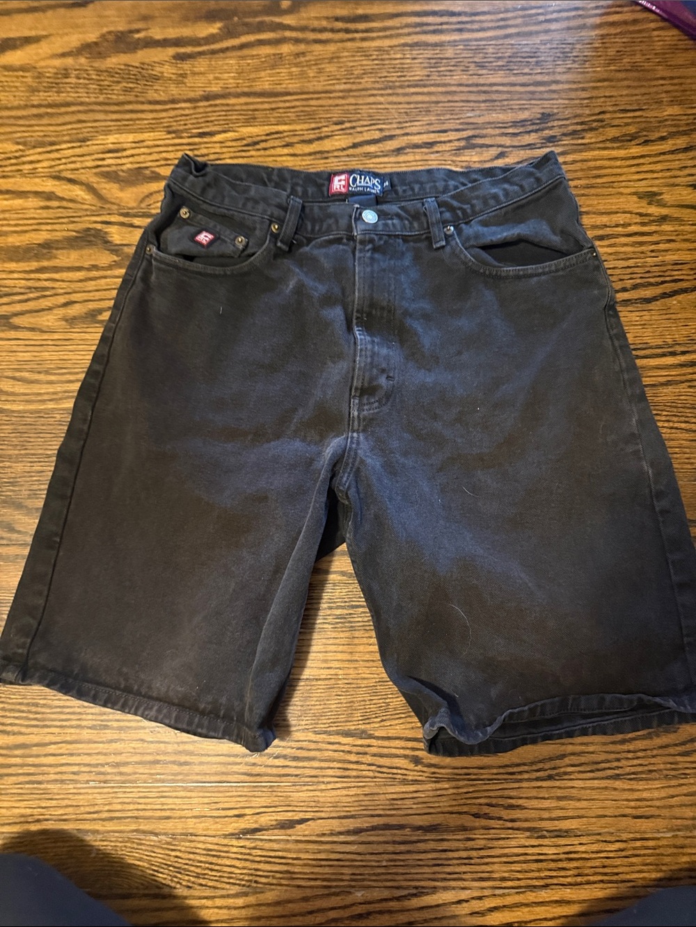 Champs Men’s Black Denim Jean Shorts